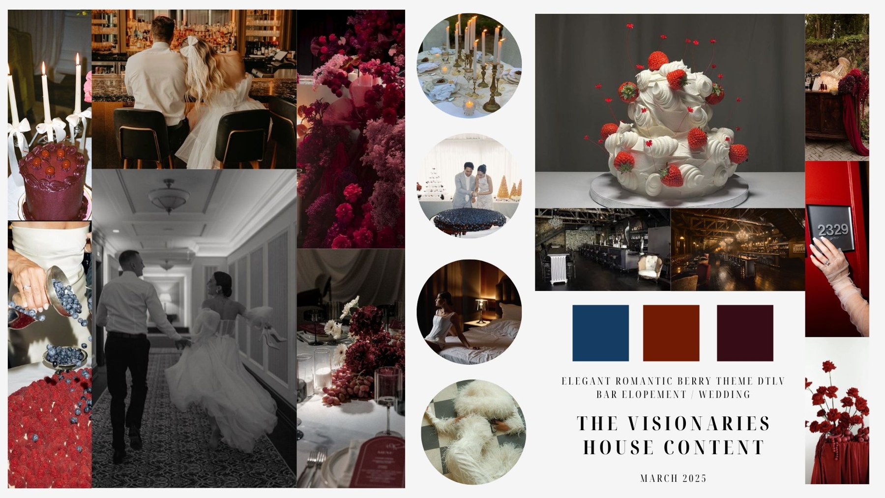 Berry after dark inspiration board