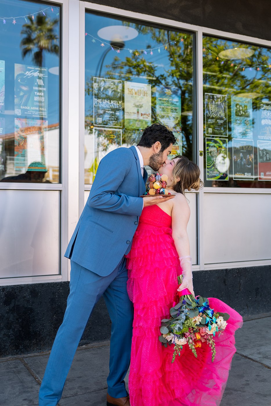 The pink second look outside 11th Street Records — Las Vegas