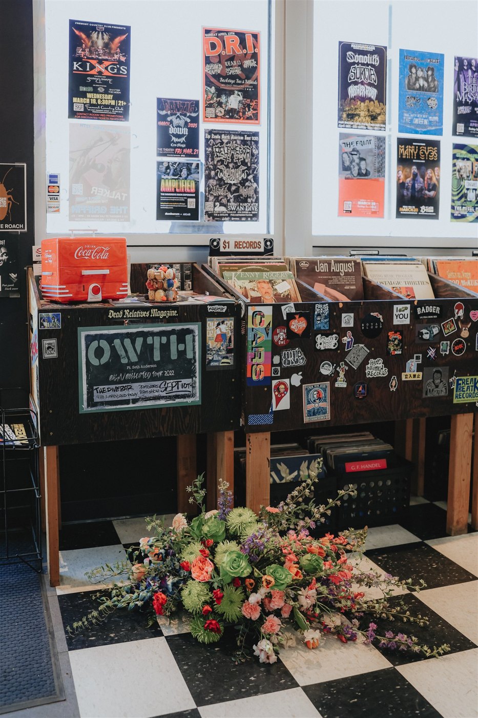 Vinyl + florals — Las Vegas