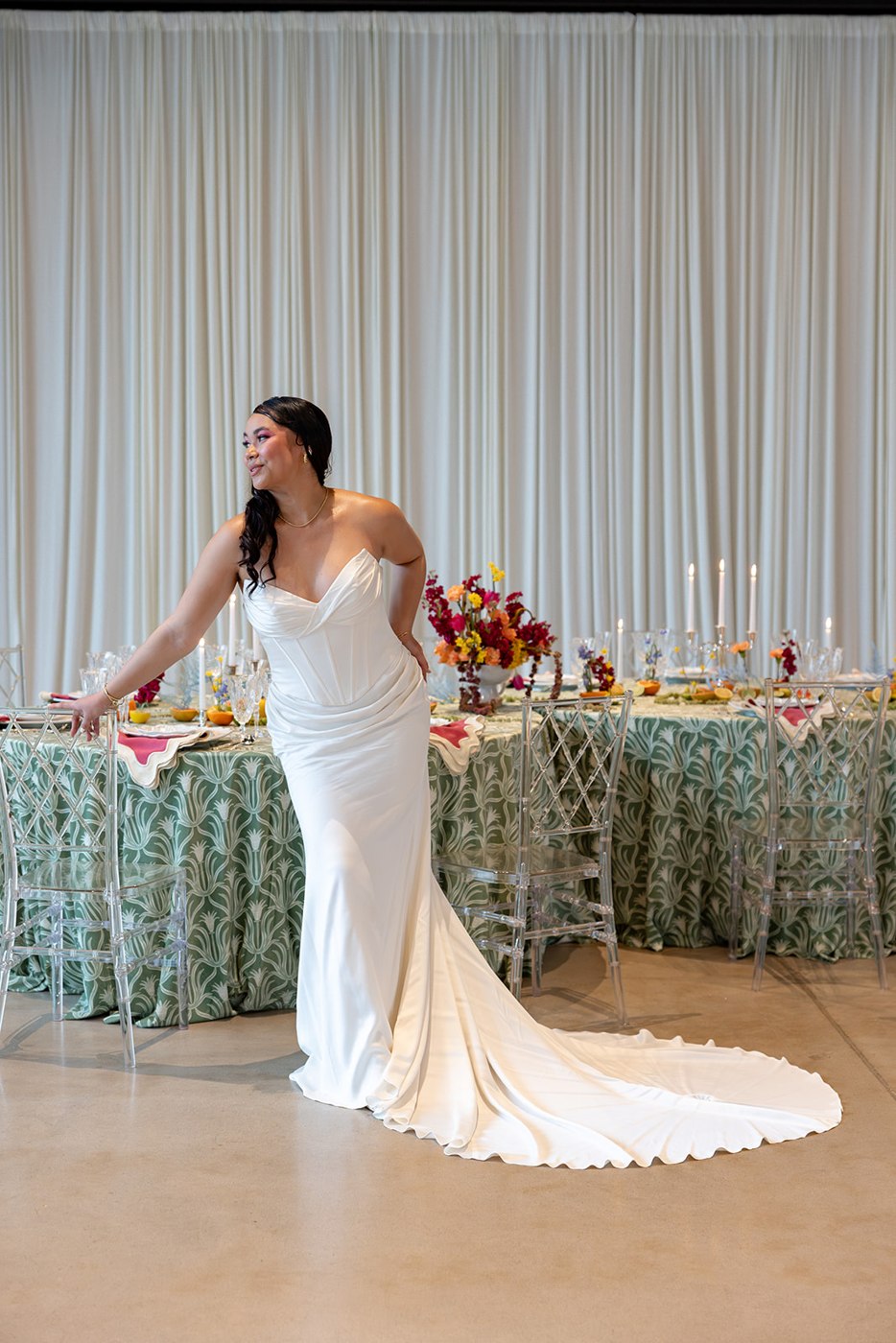The gown and the room — The Sky Room