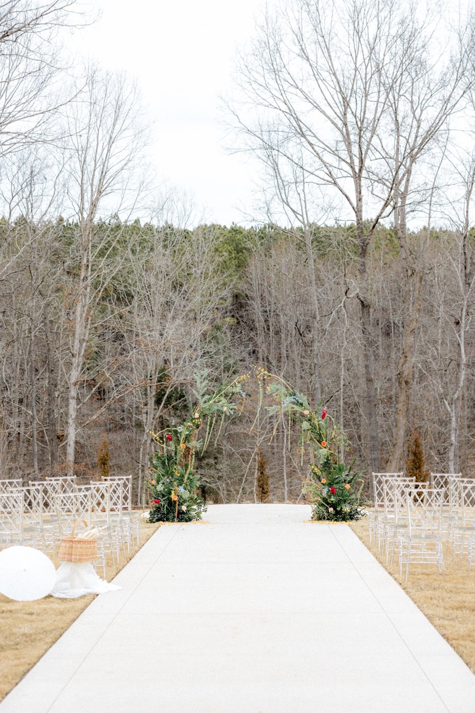 The outdoor ceremony setting — The Sky Room