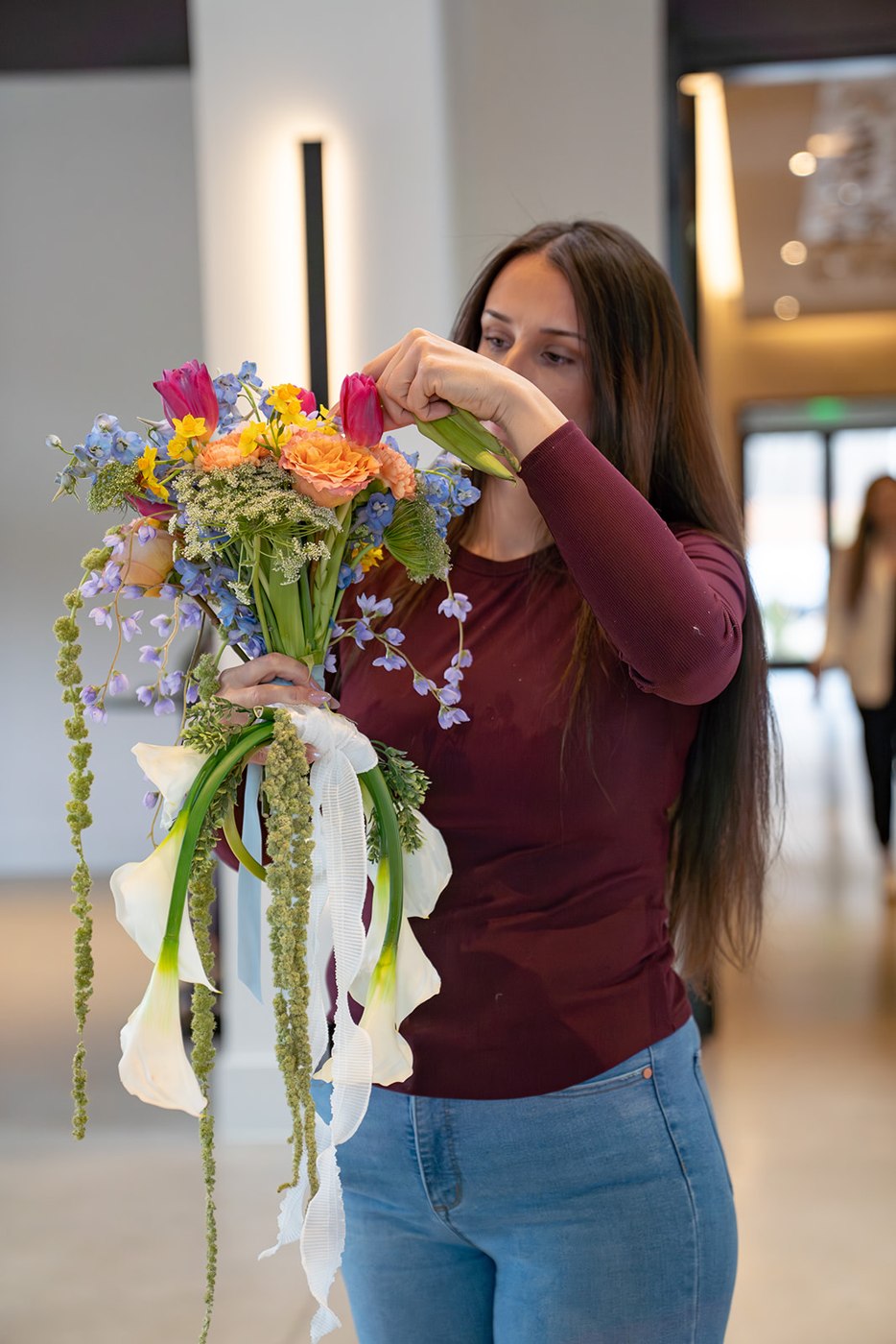 A bouquet takes shape — The Sky Room