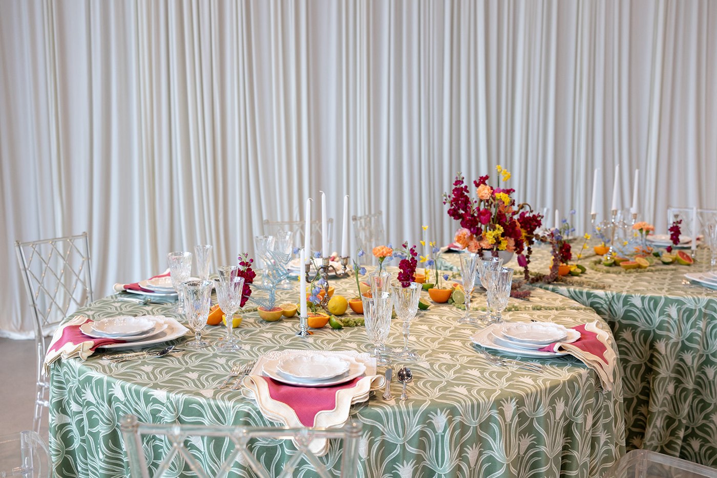The complete tablescape — The Sky Room